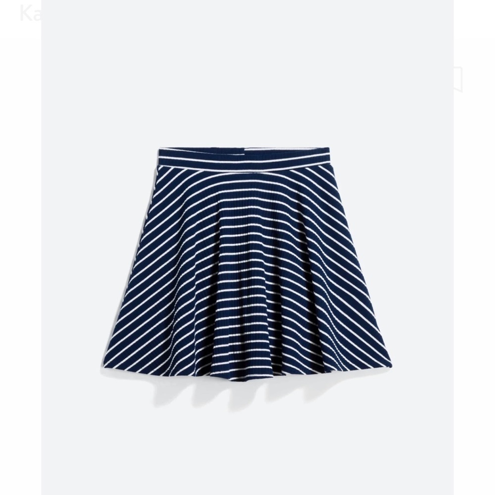 FRENCH GREY Karmen Ribbed Knit Skirt